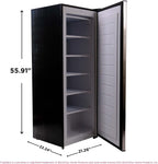 Frigidaire Upright Freezer, 6.5 cu ft, Deep Freeze, Platinum Design Series