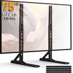 PERLESMITH Universal TV Stand Legs for 20–75 Inch TVs up to 110 lbs