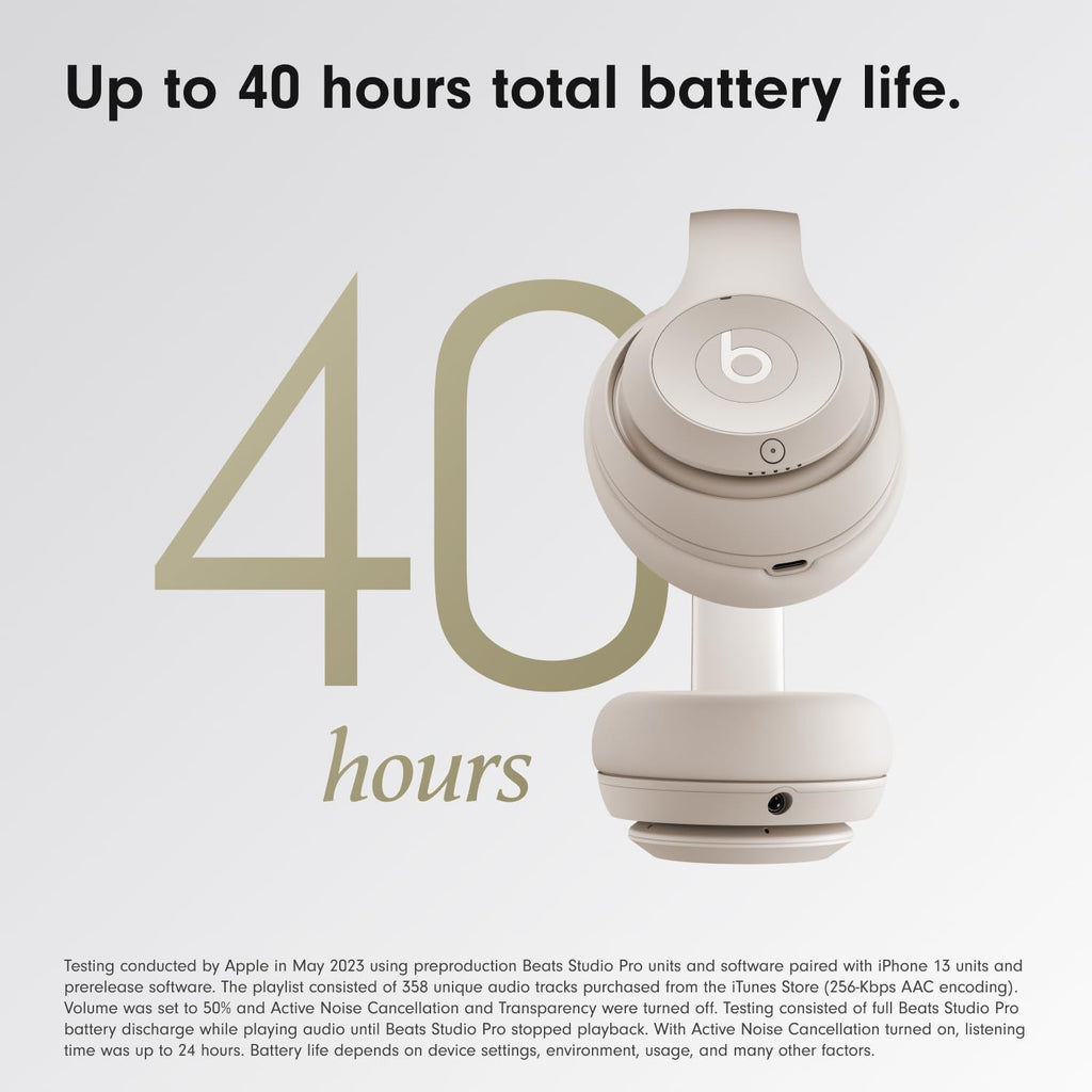 Beats Studio Pro with AppleCare+ for Headphones (2 Years) - Sandstone