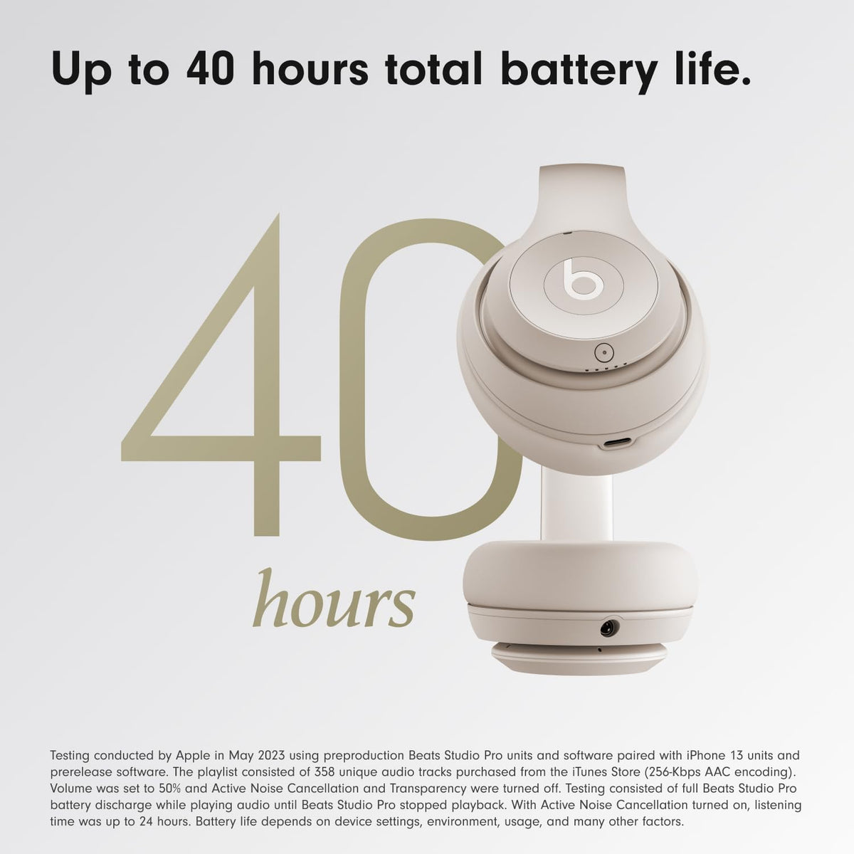 Beats Studio Pro with AppleCare+ for Headphones (2 Years) - Sandstone