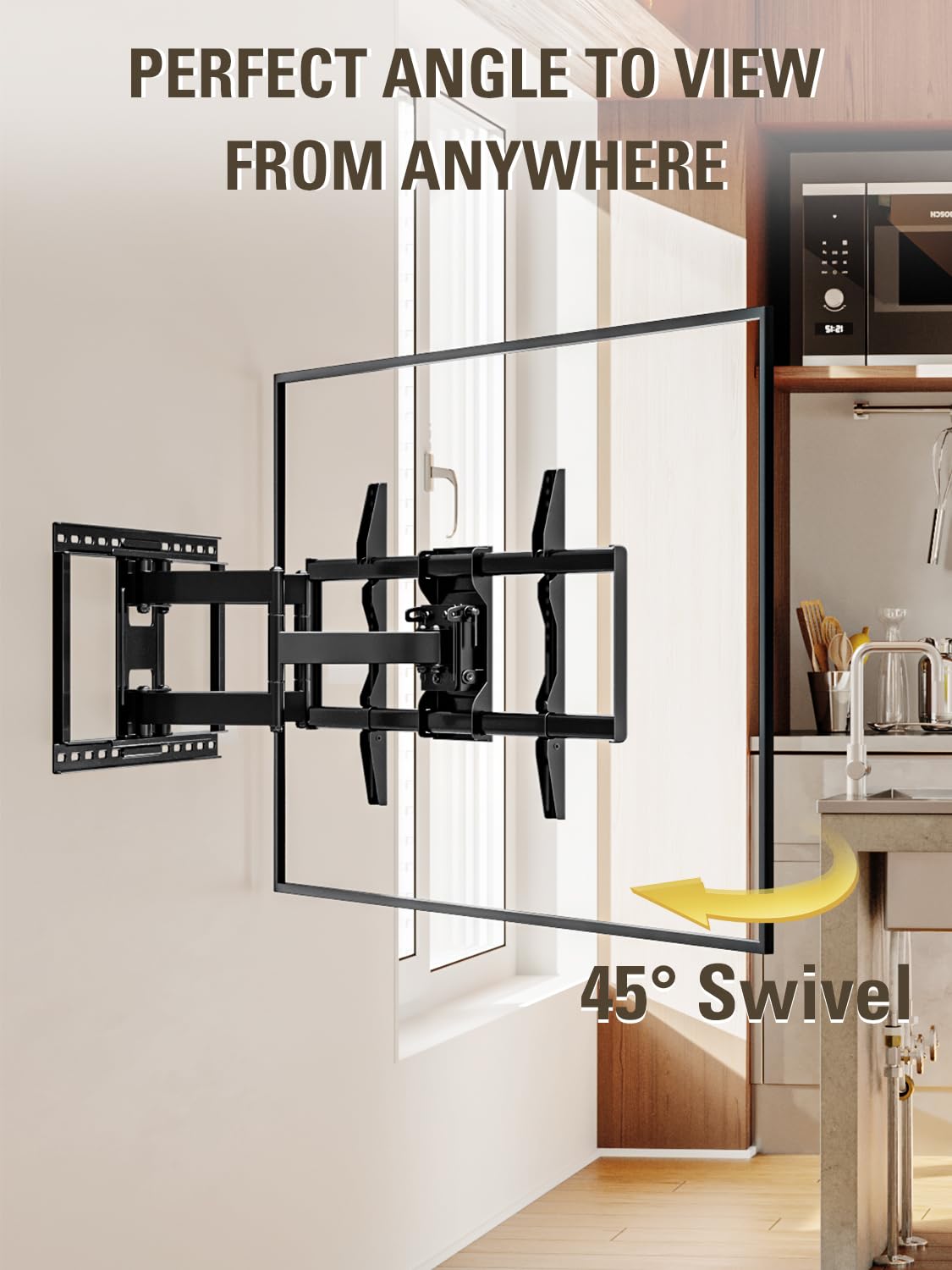 Mounting Dream Full Motion TV Wall Mount for 42-90 Inch TV up to 154lbs