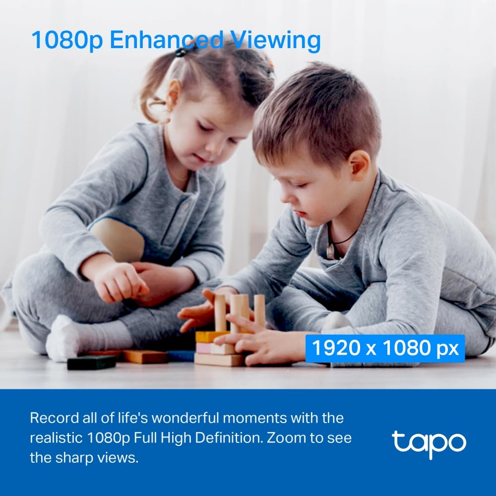 Tapo C210 2K 3MP Pan/Tilt Indoor Security Camera Pet Camera House Security