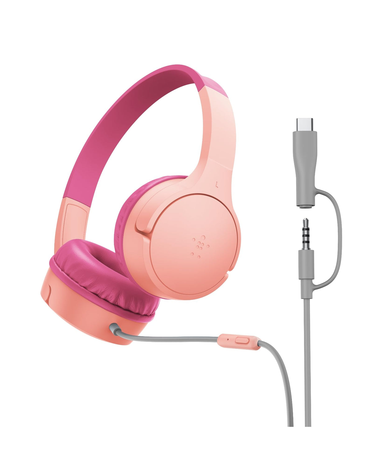 Belkin SoundForm Mini Kids Headphones, Wireless & Wired, 30H Playtime, Case