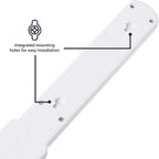 Amazon Basics Surge Protector Power Strip, 6-Outlet with 200J Protection, Circuit Breaker, LED Indicator, On/Off Switch, Wall-Mounting, 2ft Extension Cord, White, 2-Pack