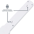 Amazon Basics Surge Protector Power Strip, 6-Outlet with 200J Protection, Circuit Breaker, LED Indicator, On/Off Switch, Wall-Mounting, 2ft Extension Cord, White, 2-Pack