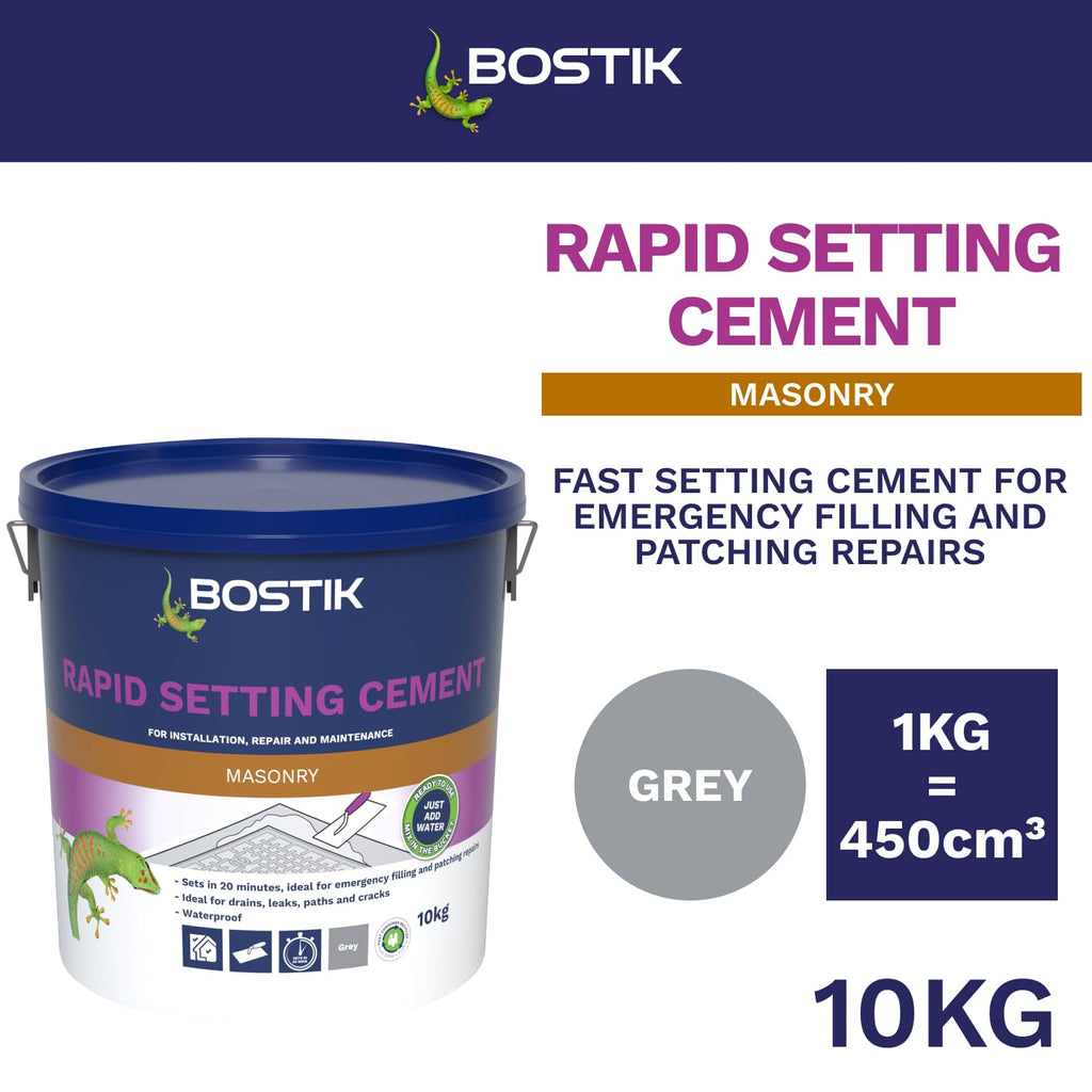 Bostik Rapid Setting Cement 2.5kg - Fast-Setting