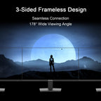 SANSUI 24 Inch Gaming Monitor 200Hz 1Ms FreeSync HDR 110% sRGB FHD 1080P Computer Monitor HDMI DP Ports Eye Care Frameless VESA Mount Cable Management(ES-G24F4L HDMI Cable Included)