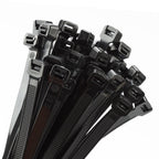 Armpow 18 inch Black Zip Ties Heavy Duty 100 PACK, 220 LBS Ultra Exclusive Strong Plastic Wire Ties, Large Cable Ties Extra Long Tie Wraps, Indoor and Outdoor UV Resistant