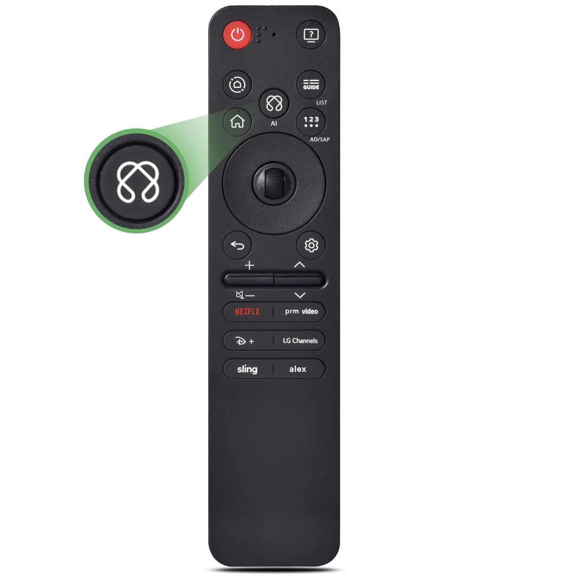 Replacement for Hisense Smart Google TV Voice Remote Control