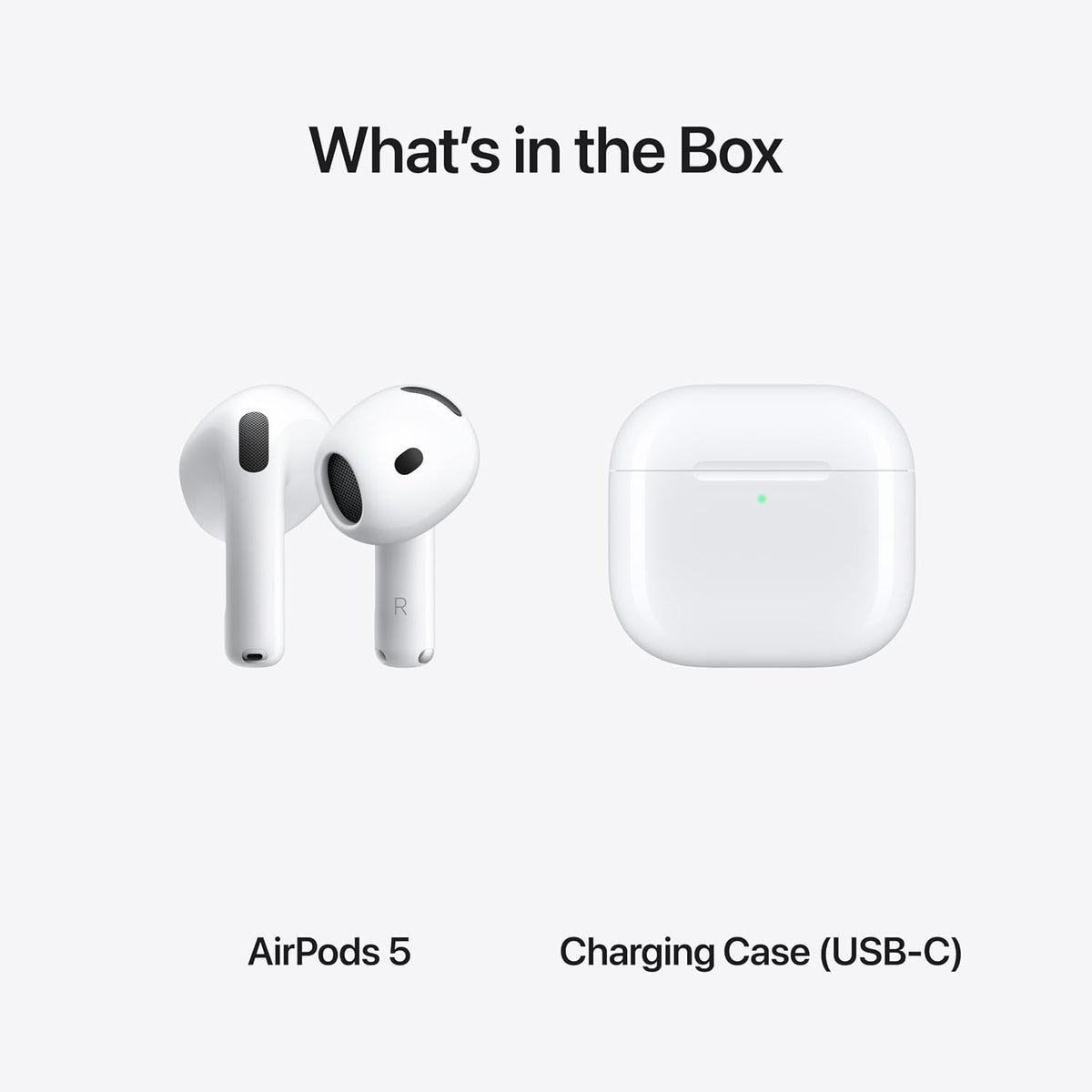 Apple AirPods 5 Wireless Earbuds with AppleCare+ (2 years)