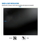 2-Pack 24" By 30" Stainless Steel Stove Backsplash, Reversible Ultra Flat Splatter Guard Range Hood Backsplash, Easy Clean Wall Shield Metal Panel