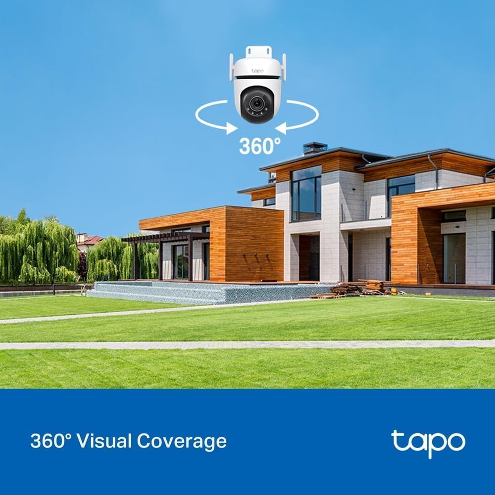 Tapo TC40 Full HD Pan/Tilt Outdoor Security Camera CCTV Camera 360° View