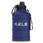 Fuel24 Stainless Steel Jug - 1.3 or 2.2 Litre Water Bottle - Extra Strong, BPA Free, Leak Proof - Large Gym Sports Bottle, 1.3L, 2.2L, Metal Bottle - Colour Options