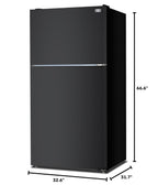 BLACK+DECKER 18.1 Cu. Ft. Top Mount Refrigerator with Ice Maker, BR1810HIMB