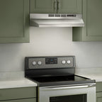 Broan-NuTone 413604 Non-Ducted Ductless Range Hood Insert with Light, Exhaust Fan for Under Cabinet, 36-Inch, Stainless Steel