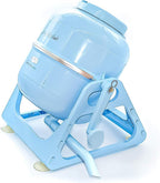 WonderWash Portable Washing Machine for Apartment & Tiny Spaces - Manual Hand Clothes Washer with Retro Design - Clean Laundry Anywhere with Our Countertop, Non-Electric, Small Washer - Blue