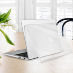 EooCoo for MacBook Pro 13 inch Case M2 M1 2023-2017 Slim Frost Black