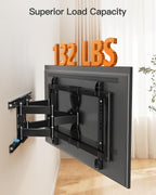 ELIVED Full Motion TV Wall Mount for 26-60" TVs, Max VESA 400x400, 77 lbs.