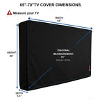 iBirdie Outdoor TV Cover 52 to 55 inch Weatherproof and Waterproof