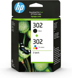 HP 302 Black & Tri-colour Original Ink Cartridges 2-Pack