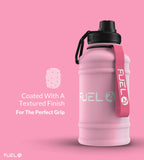 Fuel24 Stainless Steel Jug - 1.3 or 2.2 Litre Water Bottle - Extra Strong, BPA Free, Leak Proof - Large Gym Sports Bottle, 1.3L, 2.2L, Metal Bottle - Colour Options