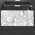 Rcege Large Gaming Mouse Pad Extended Desk Mat with Non Slip Stitched Edge