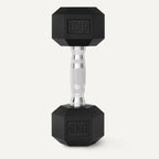 Amazon Basics Rubber Encased Hex Dumbbell Weights Set