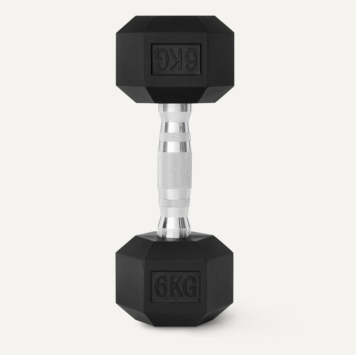 Amazon Basics Rubber Encased Hex Dumbbell Weights Set