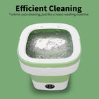 Portable Washing Machine, 20L Foldable Washer with Spin Basket, Upgraded 3 Modes Deep Cleaning for Baby Clothes, Underwear & Socks, fit for Hotel, Travel, Camping, Apartment & Dorm