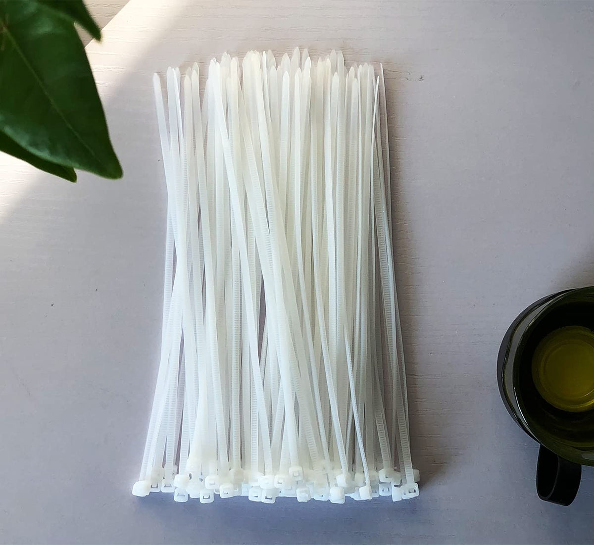 100 Pack Black Plastic Cable Ties 300mm×3.6mm Heavy Duty Strong Nylon Premium Self Locking 12 inch/30 cm Long Zip Tie Wraps