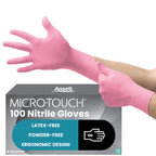 Ansell Microflex 93-732 Disposable Gloves, Black, Size XL, 100 Pcs