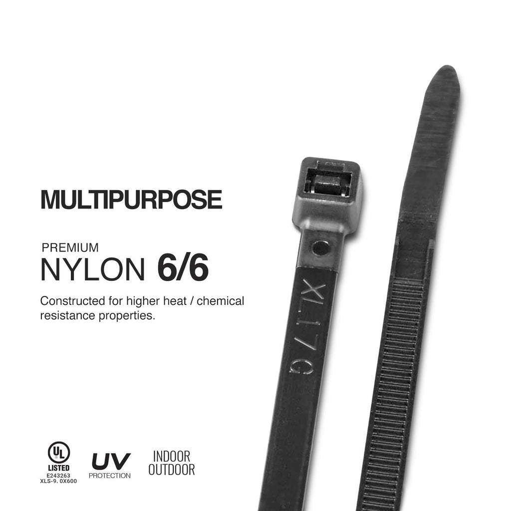 TR Industrial Multi-Purpose Natural Cable Ties, 48 inches, 50 Pack