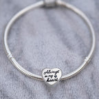 2Burned Custom Personalised Stainless Steel 316 Love Heart Photo Charm