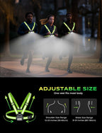Running Lights for Runners, 500LM Chest Running Light with 7 Modes