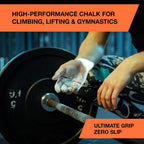 Firstaid4sport Professional 2oz White Chalk Block for Enhanced Grip - Moisture-Absorbing Magnesium Carbonate for Climbing, Weightlifting & Gymnastics - Reduces Hand Friction & Improves Performance