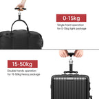 MYCARBON Luggage Scale Portable Digital Weight Scale for Travel Suitcase with Tare Function 110 Lb/ 50Kg Capacity (Silver)