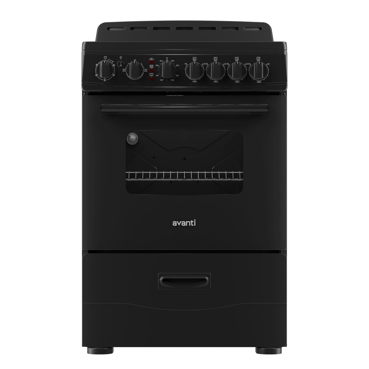 Avanti 20-Inch Freestanding Electric Range with Ceramic Glass Cooktop, in Black (CERU200P1B)