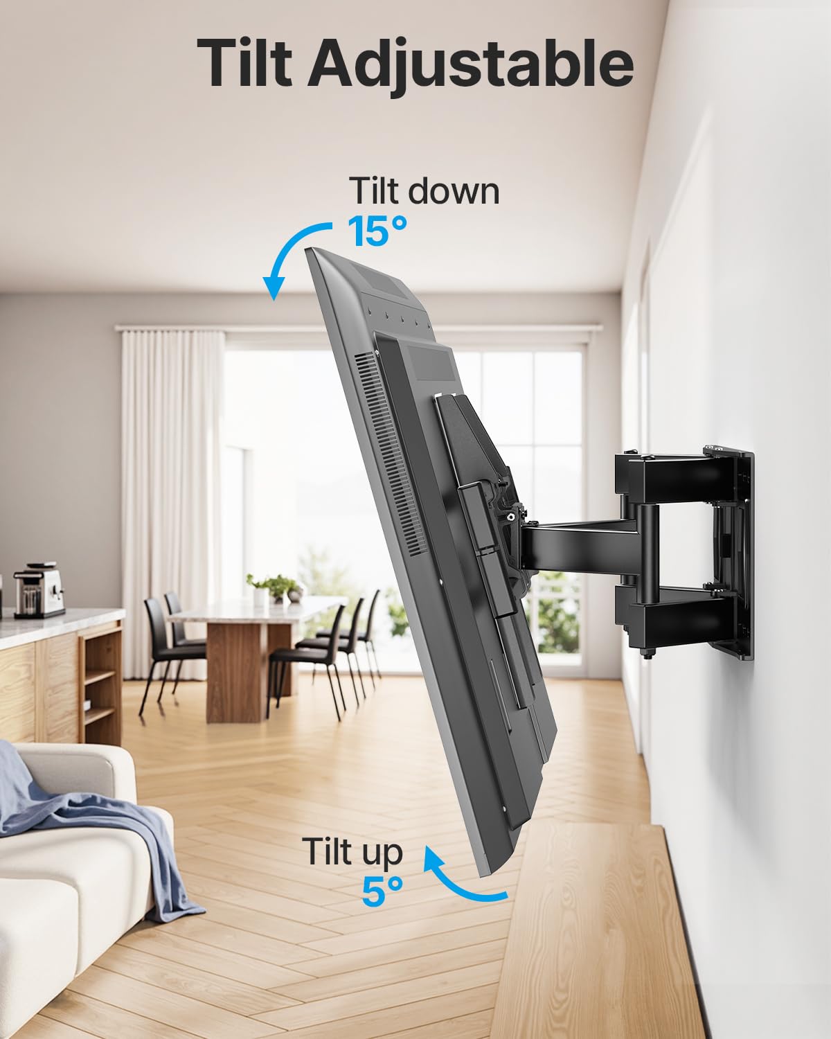 USX STAR Tilting TV Wall Mount Bracket for 32 42 43 50 55 60 Inch TVs
