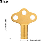 Mellbree Solid Brass Radiator Bleed Key Set Towel Radiator Key UK Standard