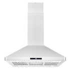 30 in. Lumin Coll 380 CFM Ducted Island Range Hood, LED, Stainless Steel