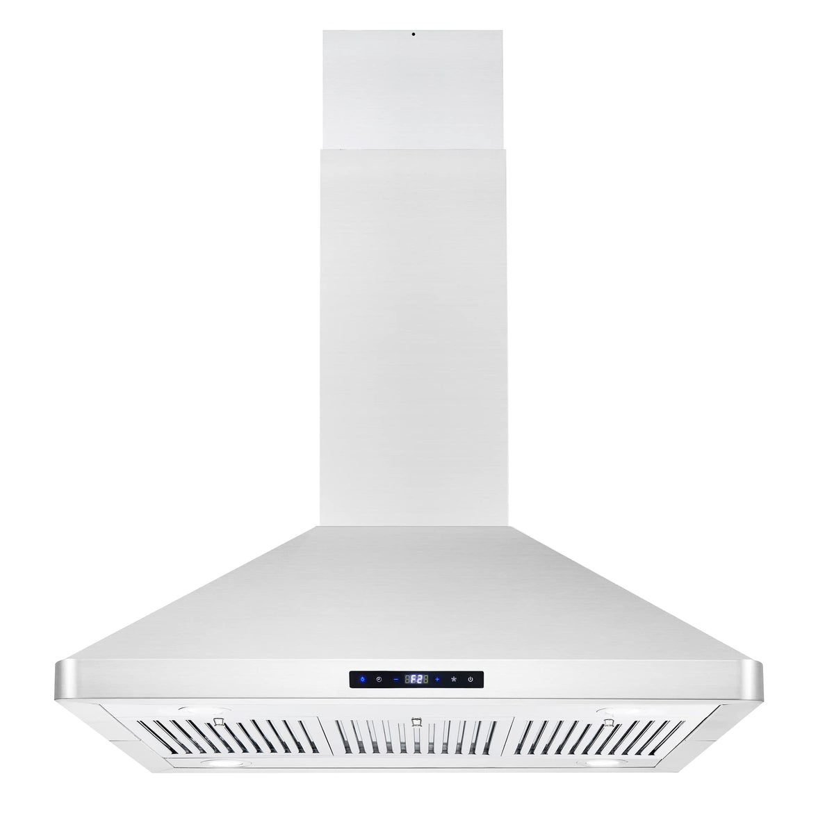 30 in. Lumin Coll 380 CFM Ducted Island Range Hood, LED, Stainless Steel