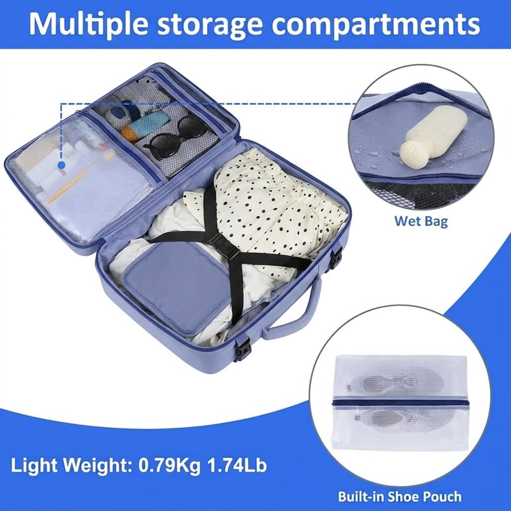 Taygeer Ryanair Cabin Bags 40x30x20 Underseat, Travel Backpack Cabin Size