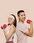 SONGMICS Hex Neoprene Dumbbells, 1/2/3/4/5KG Pair Weights for Fitness Training