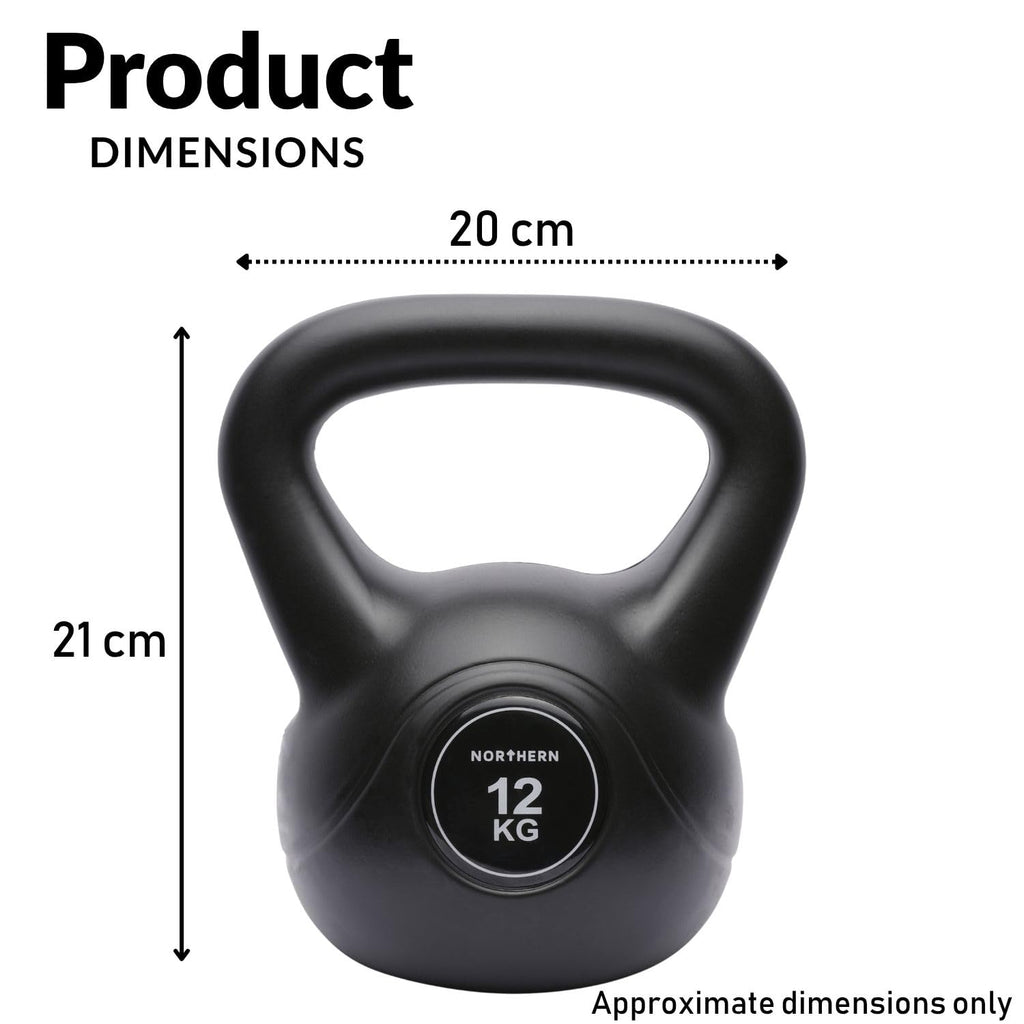 NORTHERN Vinyl Kettlebell 2kg-14kg - Strength Training Weight