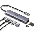 UGREEN USB C Hub, 7-in-1 USB Hub for Laptops, 4K HDMI to USB-C Adapter