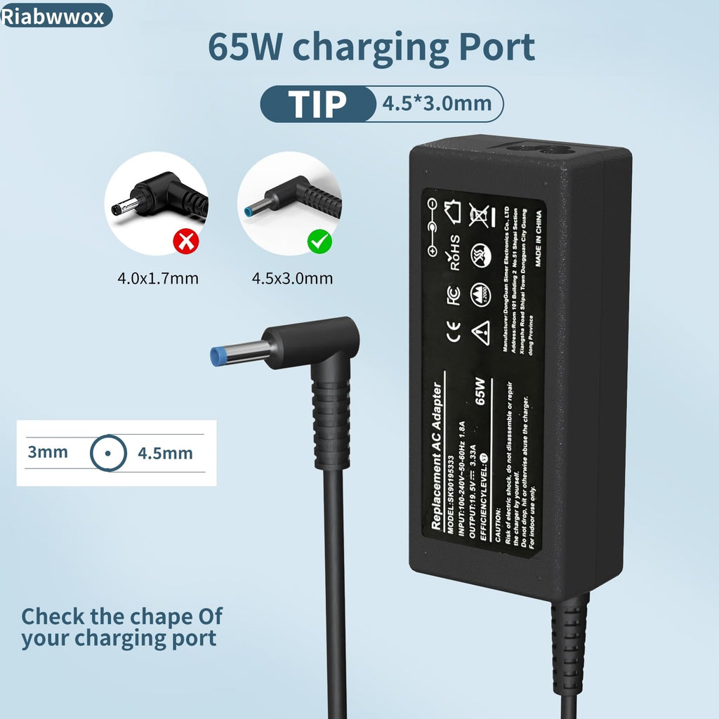 Universal 65W USB C Laptop Charger Compatible with Lenovo Thinkpad
