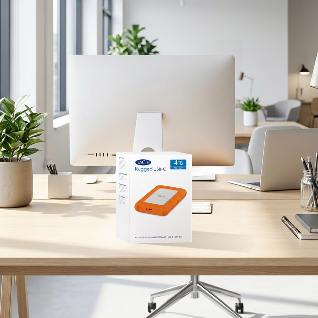 LaCie 5TB Rugged Portable Hard Drive | USB-C (STFR5000800)
