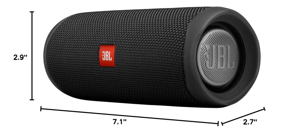 JBL FLIP 5, Waterproof Portable Bluetooth Speaker, Black, Small