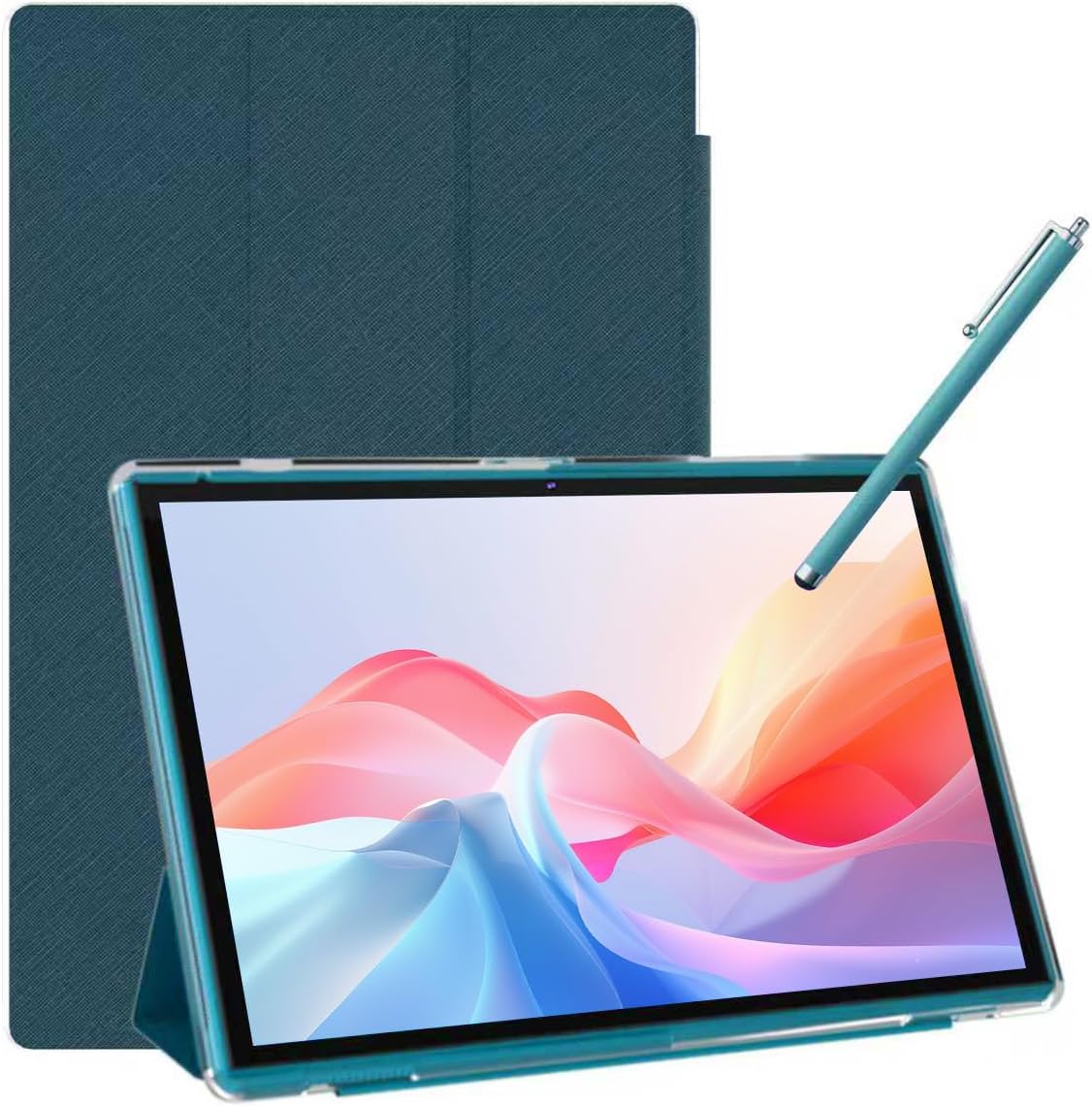 Android Tablet 10 Inch Tablet With Case Stylus Android 15 Tablets 8GB RAM 32GB ROM Support 1TB Expansion 6000mah Battery 10.1" IPS HD Touchscreen 2MP+8MP Dual Camera WIFI-6 Bluetooth5.0 Tablets