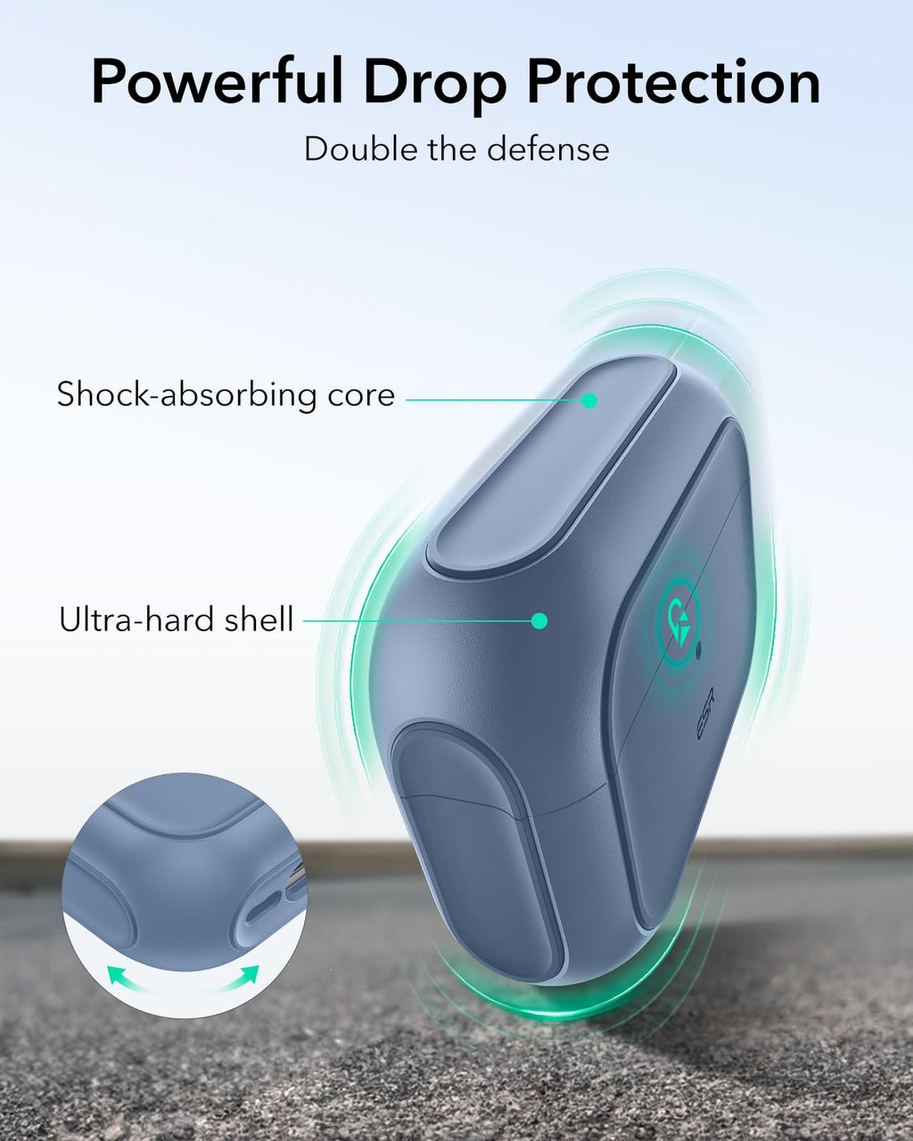 ESR for AirPods Pro 3 Case, Compatible with MagSafes, Purple